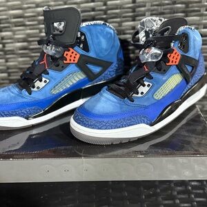 Jordan Men's Sneakers in Blue and Black